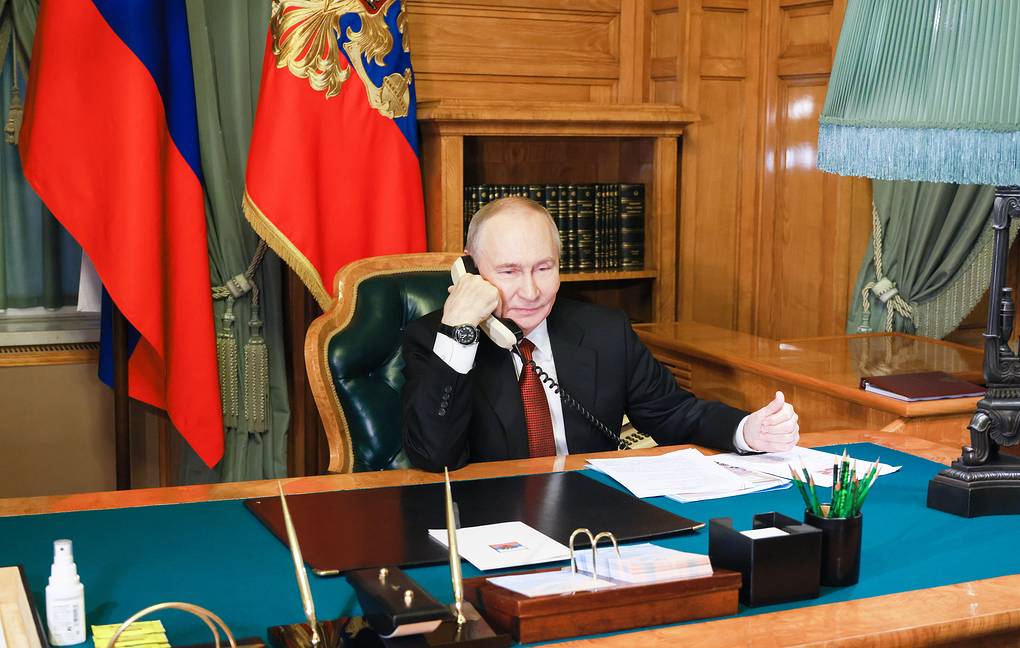 The phone call on April 29 was the 12th phone call between Mr. Putin (pictured) and Mr. Trump since Mr. Trump returned to the White House in early 2025. Photo: Russian Presidential Office