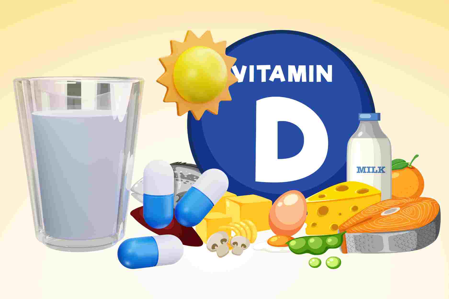 Notes when using vitamin D-rich drinks