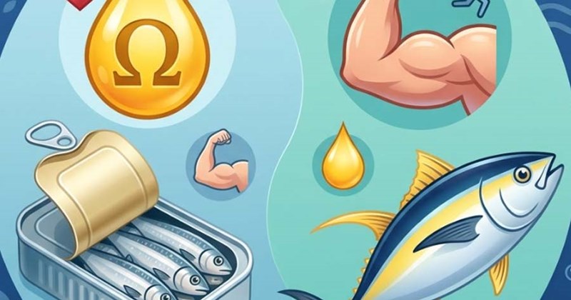 Cá mòi và cá ngừ: Loại nào giàu omega-3 và protein hơn?