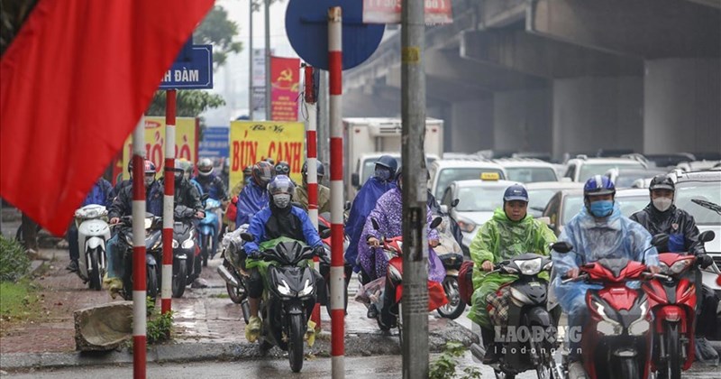 Không khí lạnh nén rãnh áp thấp, dự báo dông tại khu vực