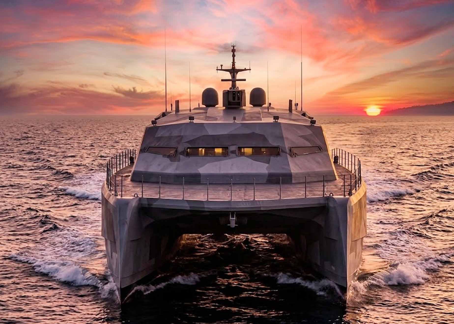 라트비아 LNT-27 전술 이중 동체 함선 삽화. 그래픽: 깟띠엔