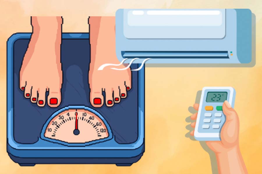 一日中エアコンに座ると、静かに体重が増加するリスク