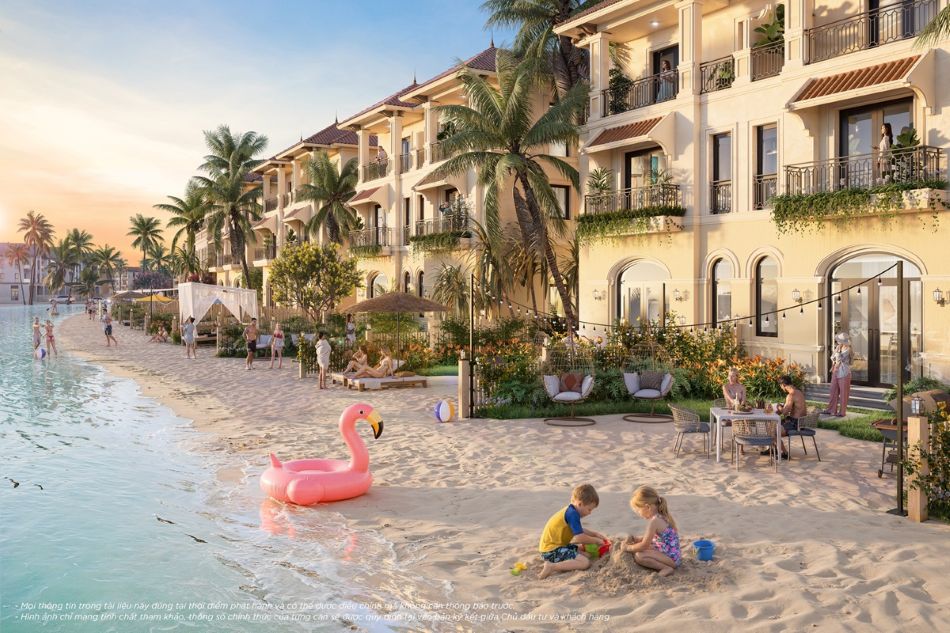 Các căn biệt thự song lập view biển trở thành first home cho các gia đình đa thế hệ