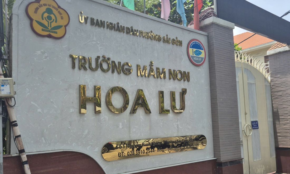 For improper behavior towards children, teachers and nannies of Hoa Lu Kindergarten were disciplined. Photo: Nguyen Chan