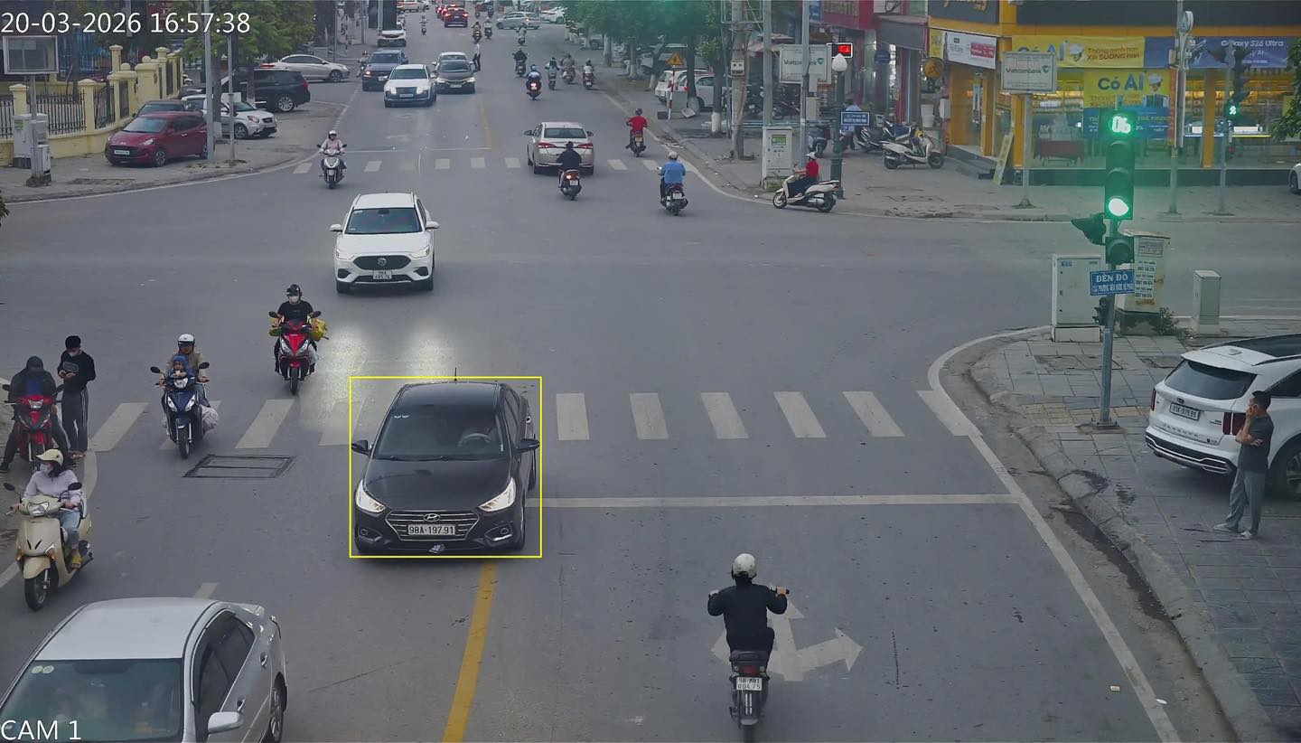 Car owner fined remotely in Bac Ninh. Photo: Bac Ninh Traffic Police