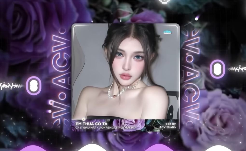 Ca khúc “Em thua cô ta” do ca sĩ AI thể hiện hút 8,5 triệu view. Ảnh chụp màn hình.