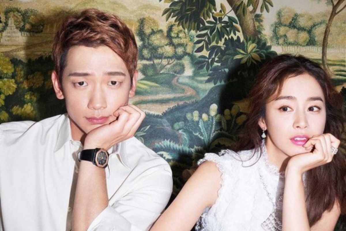 Kim Tae Hee and Bi Rain couple. Photo: Lotte