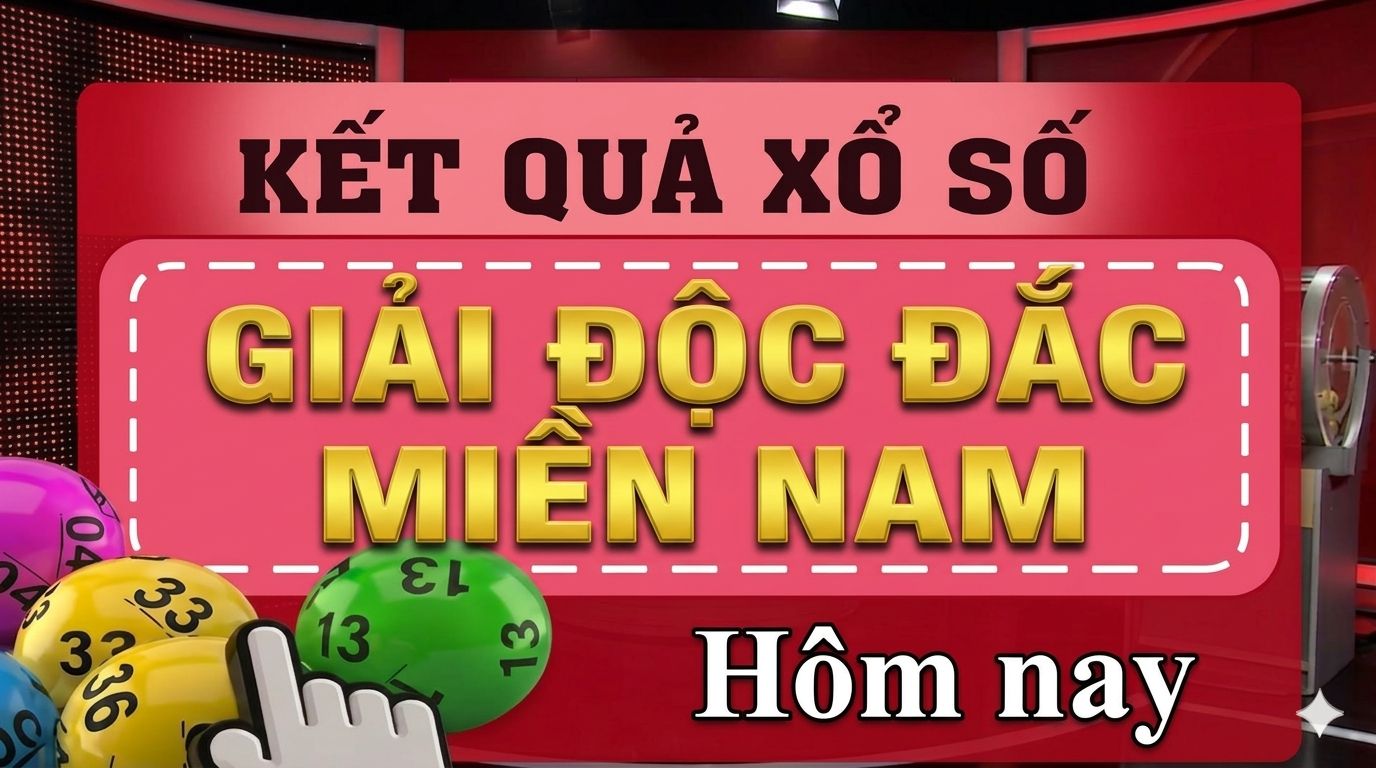 Southern jackpot lottery results today. Photo: Vinh Phu