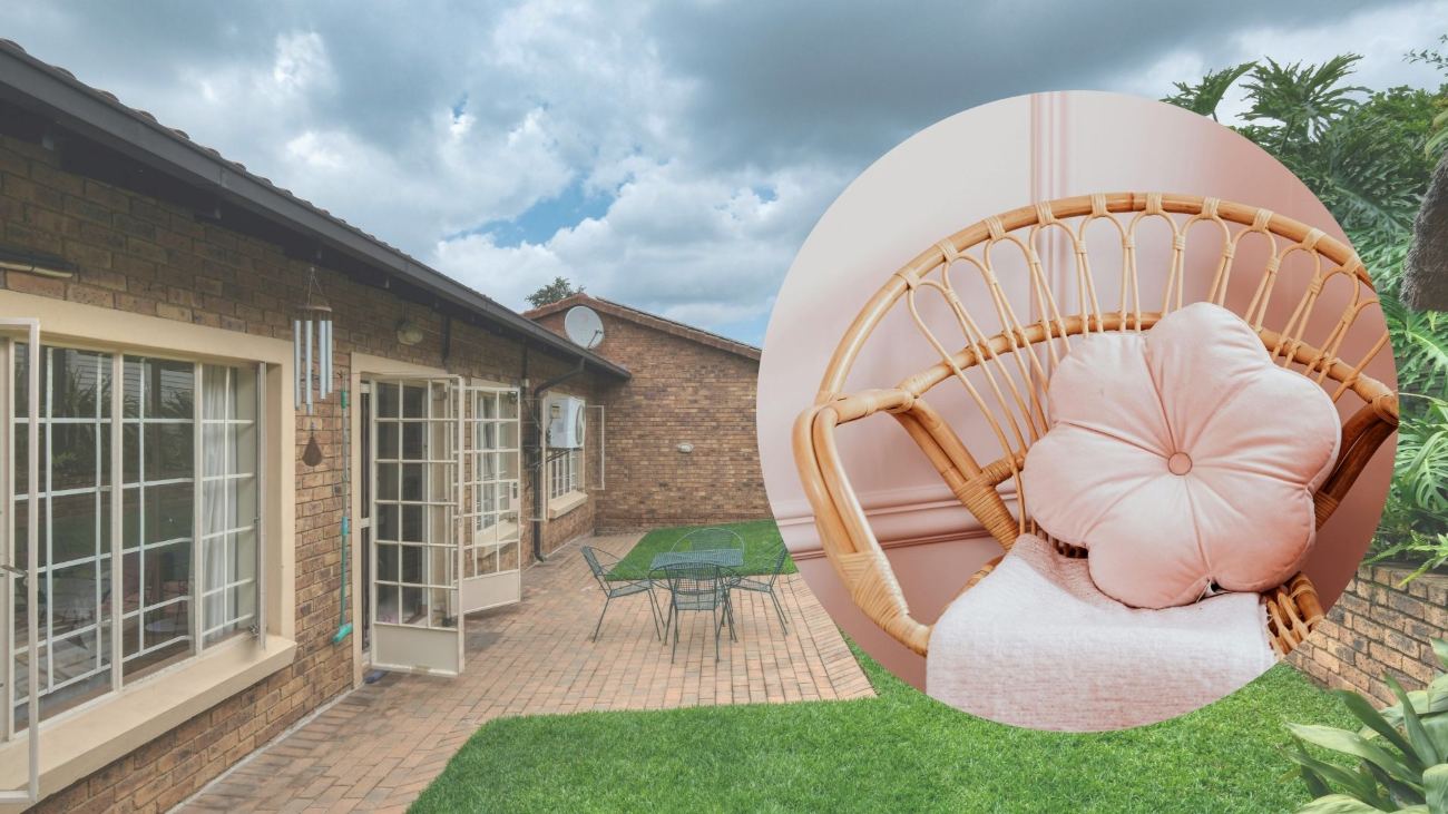 El espacio del patio trasero, si está diseñado de manera razonable, puede convertirse en un lugar de relajación ideal. Gráfico: Thanh Thanh