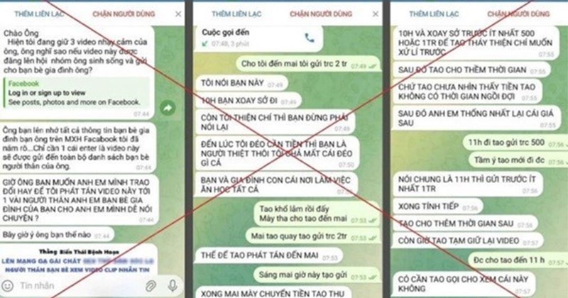 Bẫy và thủ đoạn tống tiền tinh vi trên không gian mạng