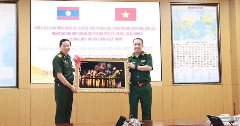 Đà Nẵng hỗ trợ quân đội Lào hơn 1 tỷ đồng/năm
