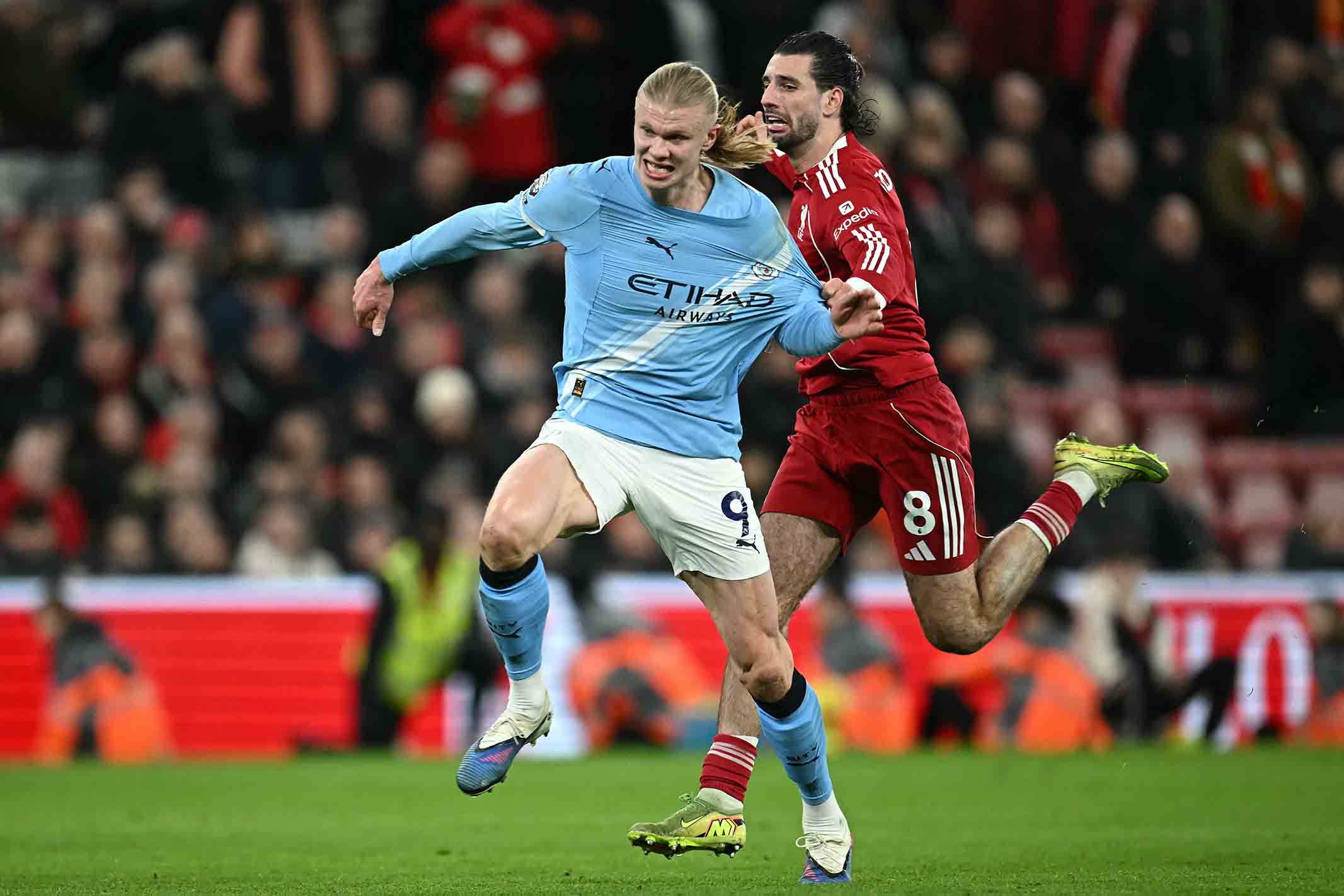 Man City et Liverpool s'affronteront en quart de finale de la FA Cup. Photo: AFP