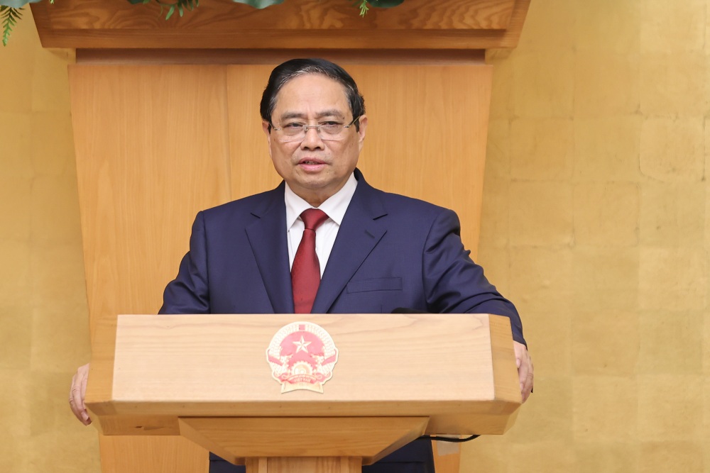 Prime Minister Pham Minh Chinh emphasized that the growth target of 10% or more remains unchanged. Photo: VGP