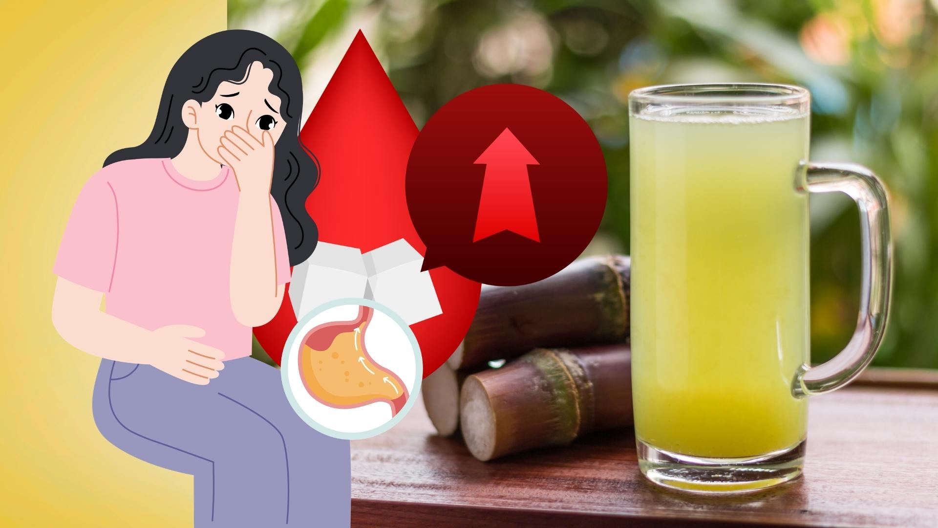 5 no para beber jugo de caña de azúcar en verano