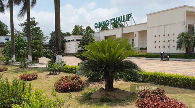 Quang Chau Industrial Park, Nenh ward, Bac Ninh province. Photo: Van Truong