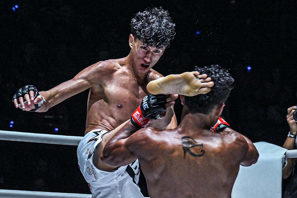 The ONE SAMURAI event opened with the highlight match Takeru - Rodtang. Photo: ONE Championship