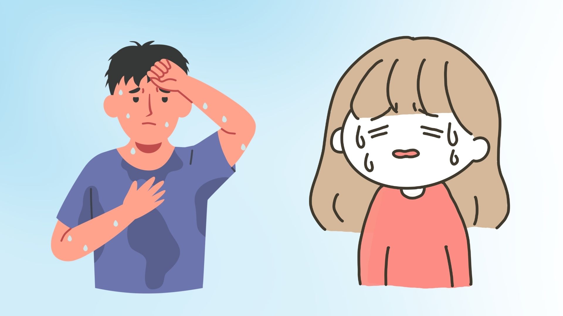 Simple secret to help limit sweating, always dry all day long. Graphics: Dinh Dinh