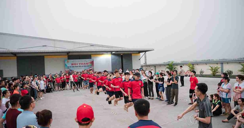 Innoflow Vina tổ chức hội thao hưởng ứng Tháng Công nhân