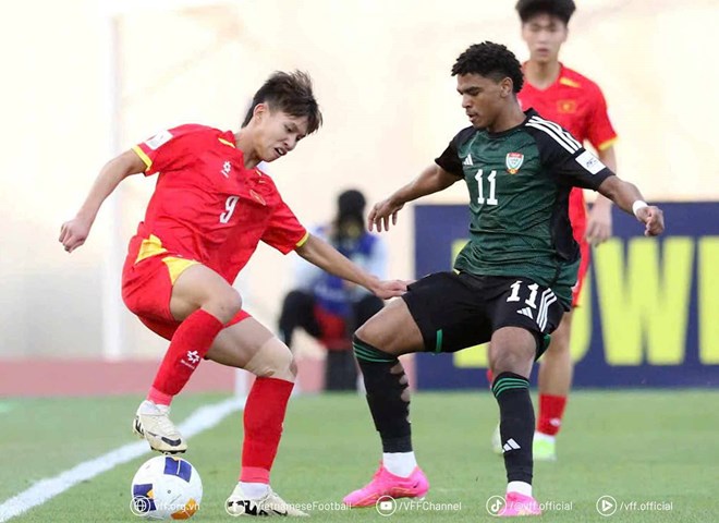 U17 Vietnam prepares to compete in the 2026 AFC U17 Championship finals. Photo: VFF