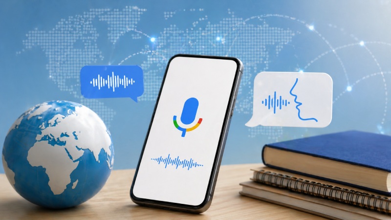 Google adds a pronunciation training feature, supported by artificial intelligence on Translate, to help users improve their speaking skills in real time. Graphics: Quang Minh