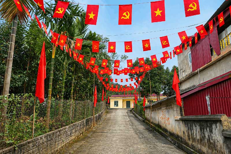 Diện mạo thôn Đồng Phúc hôm nay. Ảnh: Cổng TTĐT Lào Cai