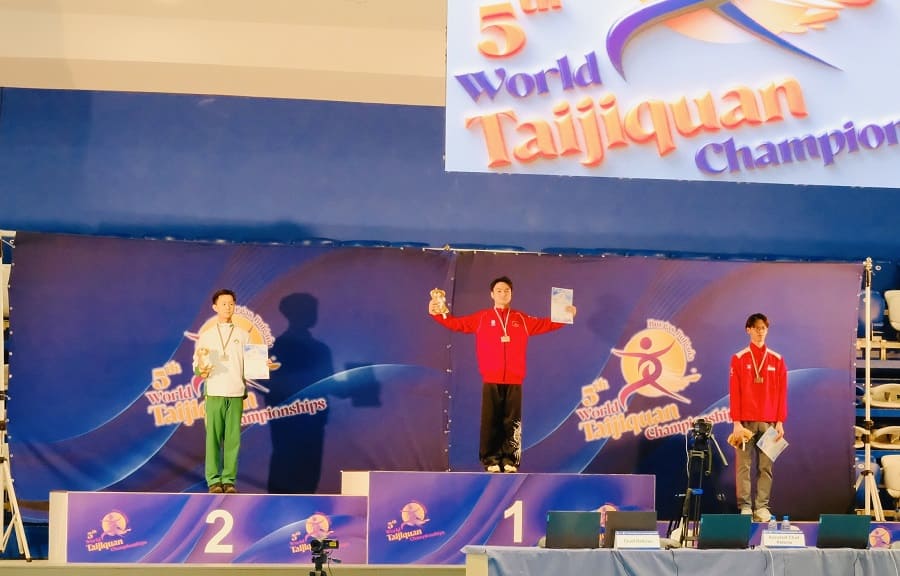 Vietnamese wushu athletes win gold medals in their competition events at the 2026 World Tai Chi Championships. Photo: Mai Phuong