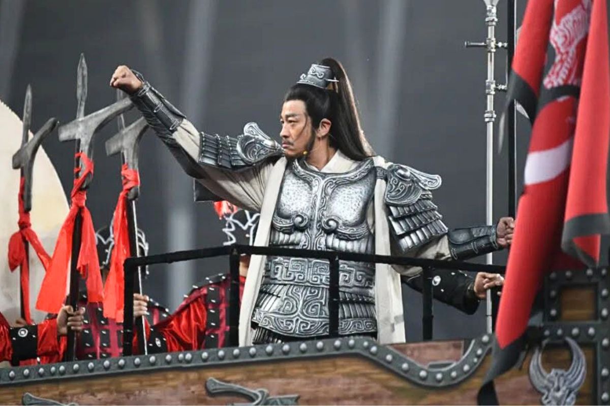 Peter Ho transforms into Xiang Yu after 14 years. Photo: Xinhua