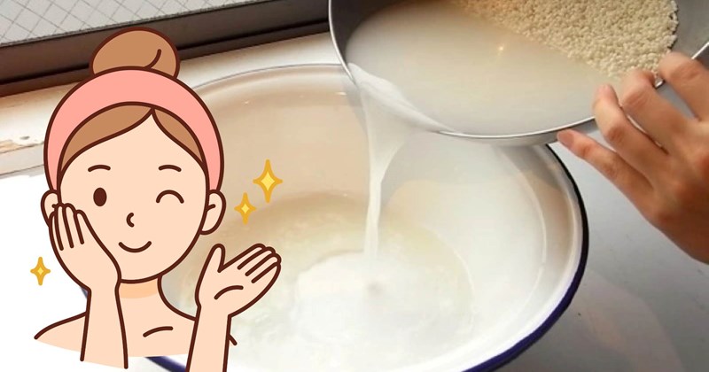 How to take advantage of rice water to help effectively whiten skin