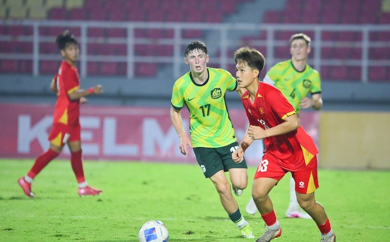 U17 Việt Nam từng dang dở trong việc giành vé dự U17 World Cup một năm trước. Ảnh: VFF