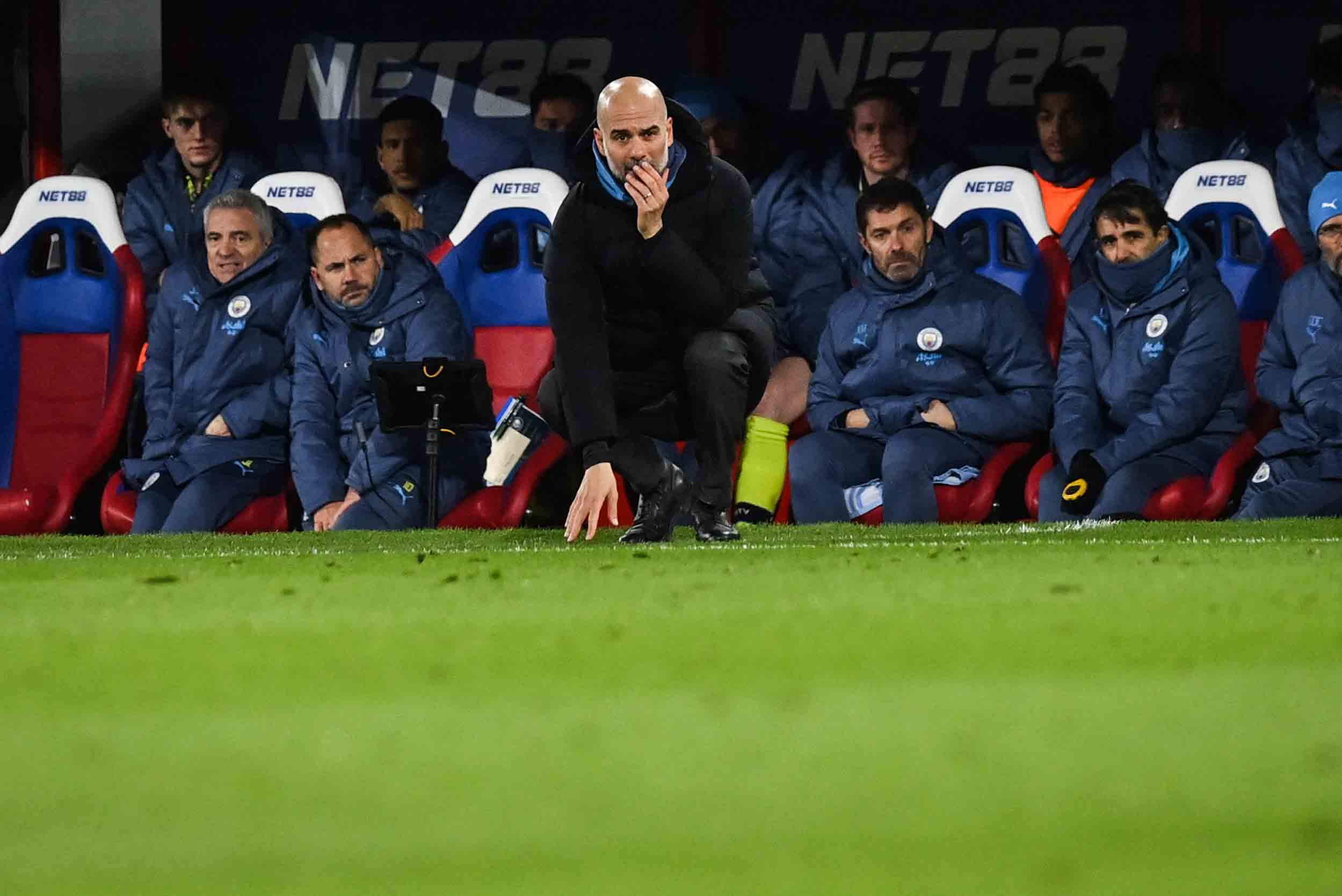 Pep Guardiola's team faces a too heavy schedule. Photo: AFP