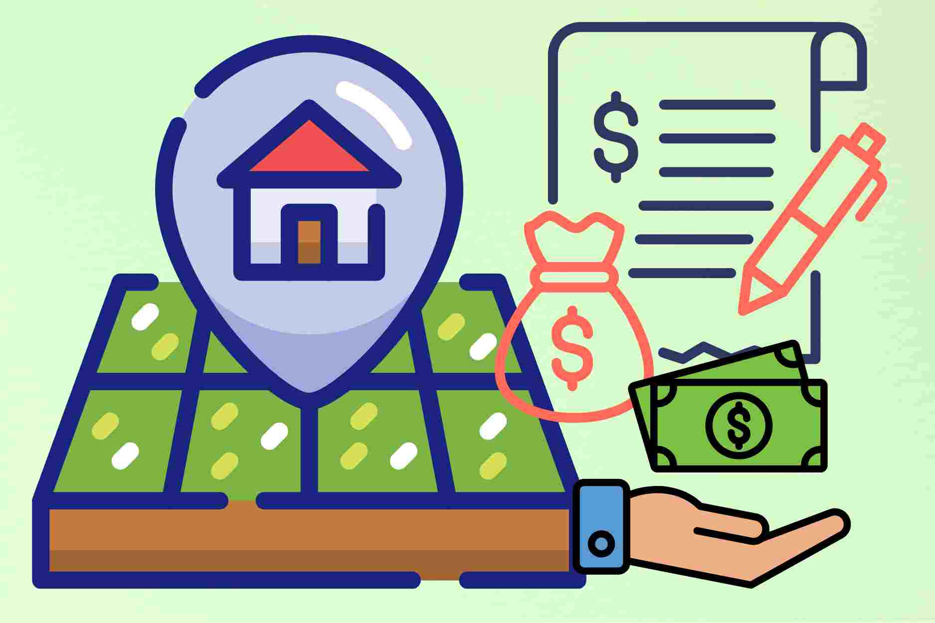 Determining the compensation value of works when land is recovered