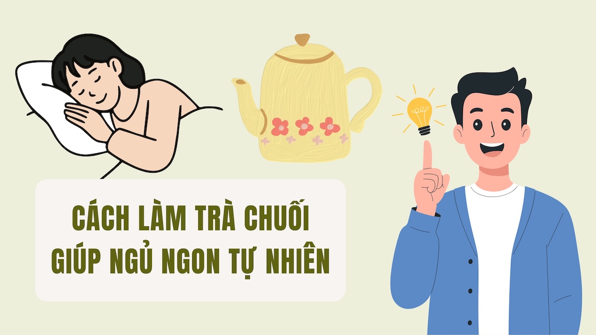 How to make banana tea to help you sleep well naturally