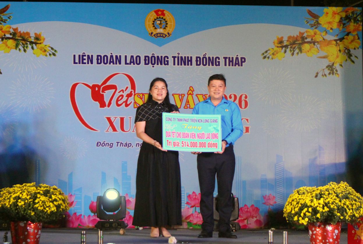 Tổ chức Công đoàn tỉnh Đồng Tháp thường xuyên đổi mới nội dung, phương thức hoạt động, tranh thủ sự quan tâm, hỗ trợ của cấp ủy, chính quyền, doanh nghiệp để tăng cường chăm lo đoàn viên, công nhân, lao động. Ảnh: Thanh Mai