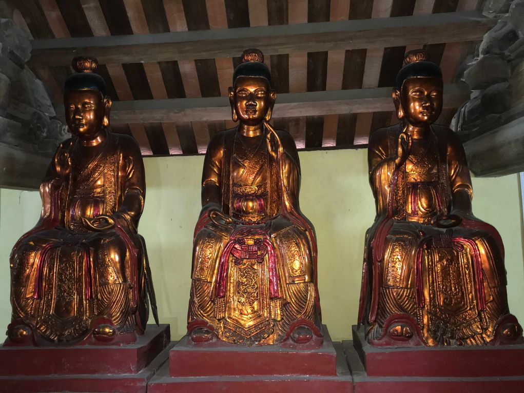 Estatua de Tam Thanh en la pagoda So. Foto: Ke Hung