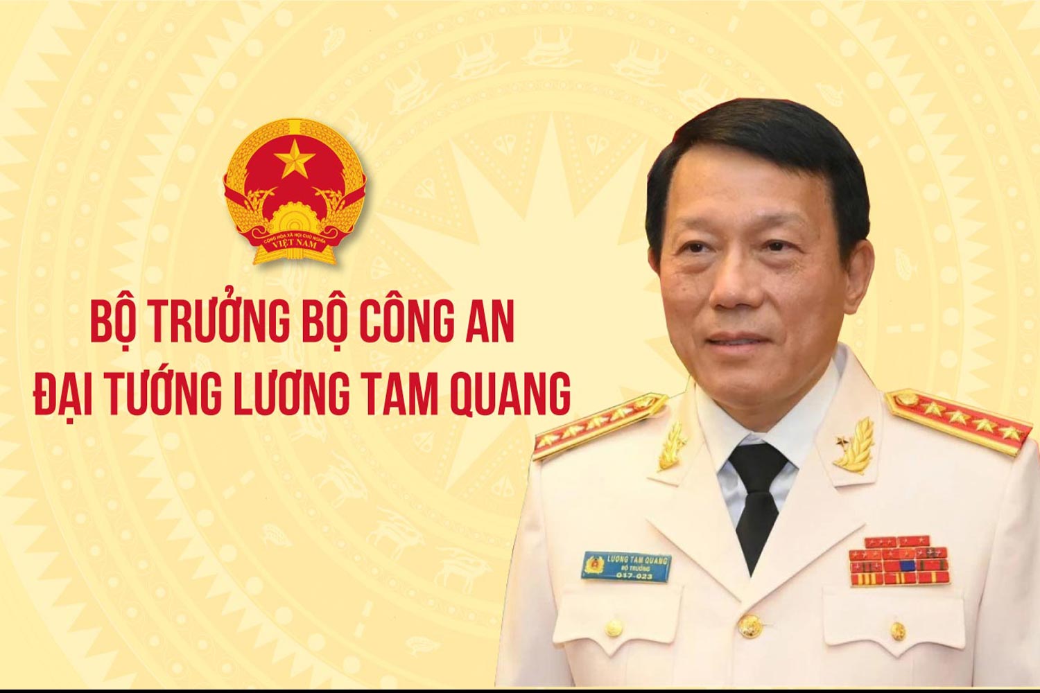 General Luong Tam Quang - Politburo Member, Minister of Public Security for the 2026-2031 term. Photo: Van Thang