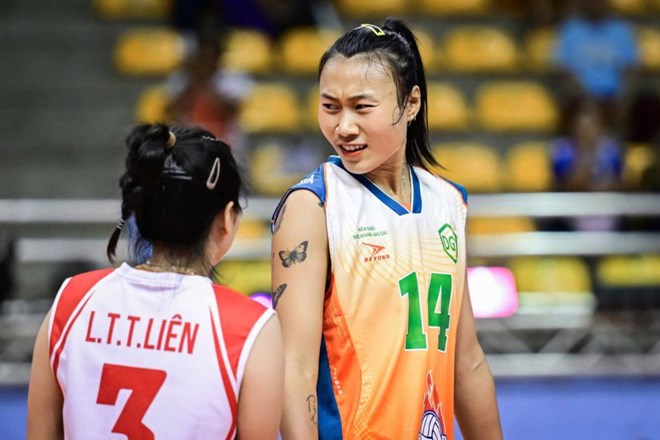 Tichaya Boonlert gắn bó với Hóa chất Đức Giang trong nhiều mùa giải. Ảnh: AVC