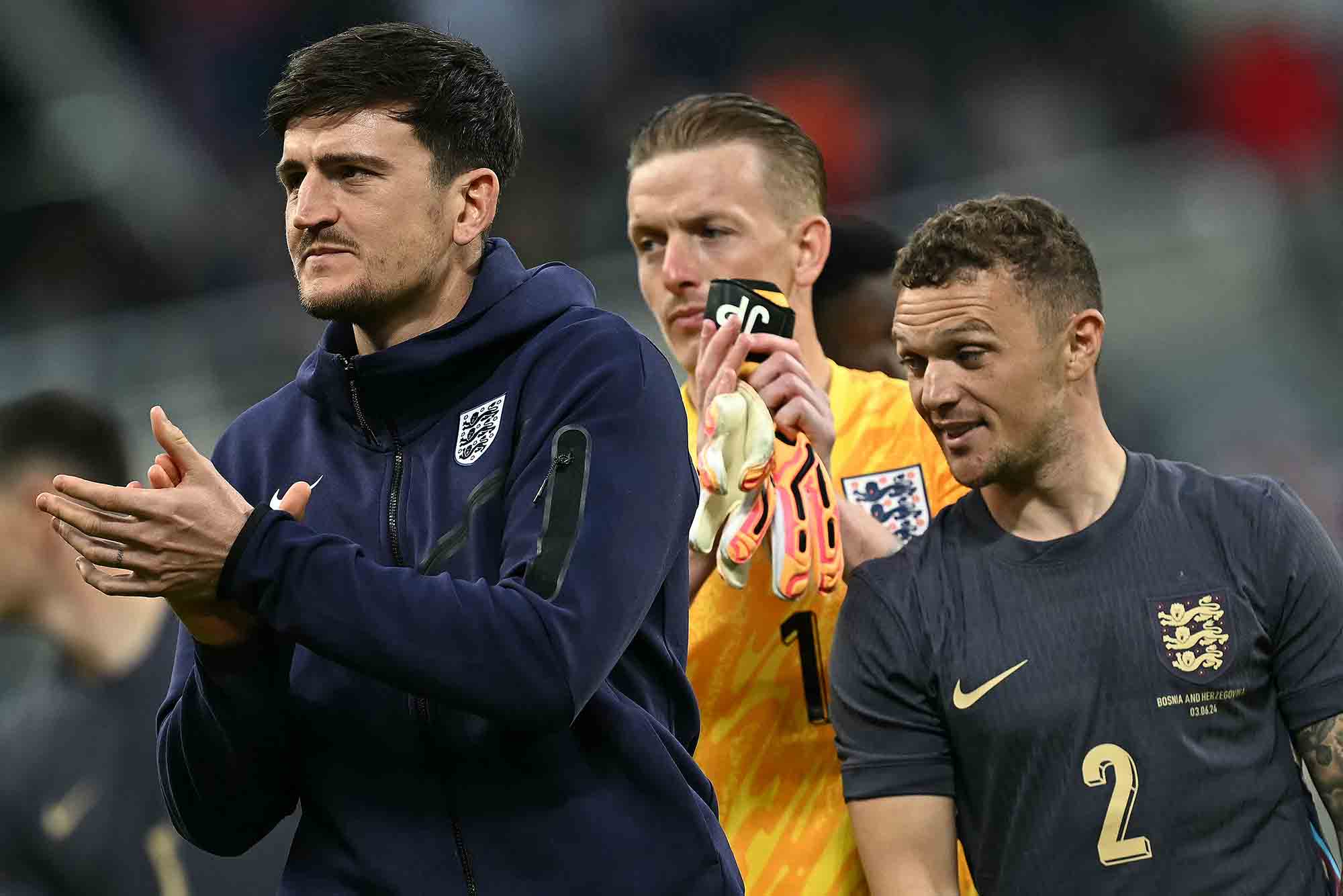 Harry Maguire did not play too well during the FIFA Days in March. Photo: AFP