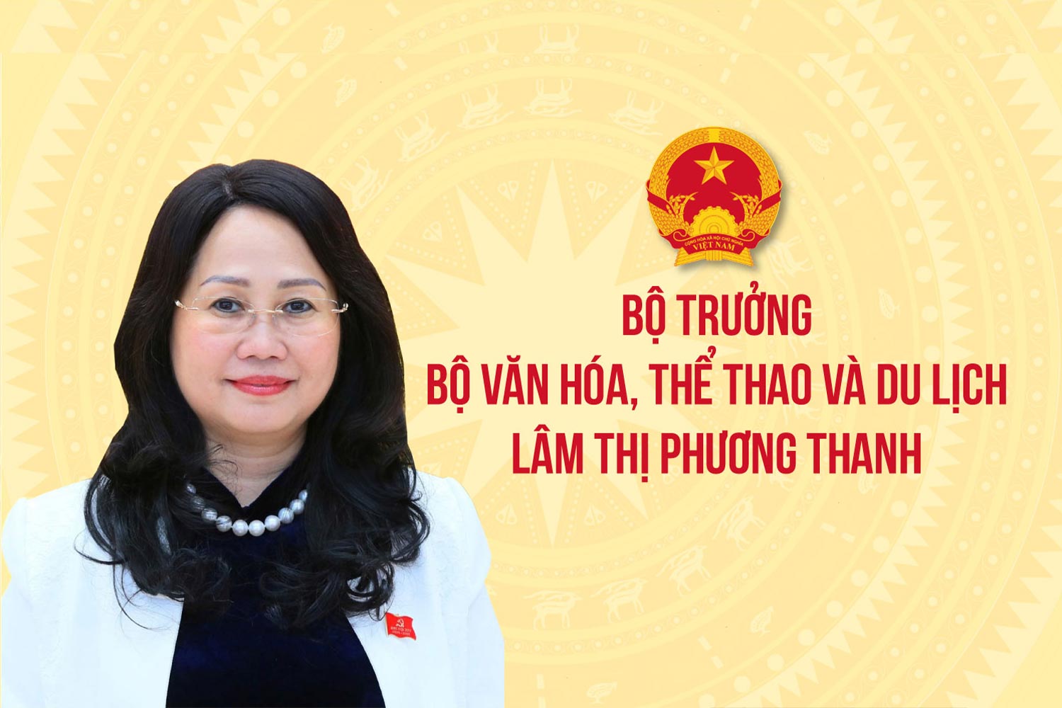 New Minister of Culture, Sports and Tourism Lam Thi Phuong Thanh. Photo: Van Thang
