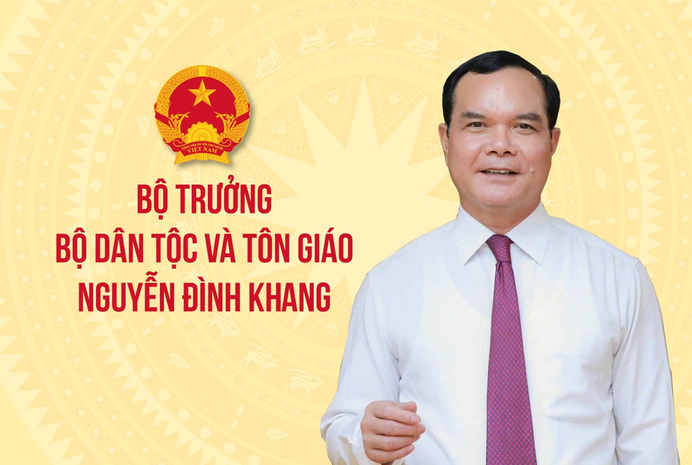 New Minister of Ethnic Minorities and Religious Affairs Nguyen Dinh Khang. Photo: Van Thang