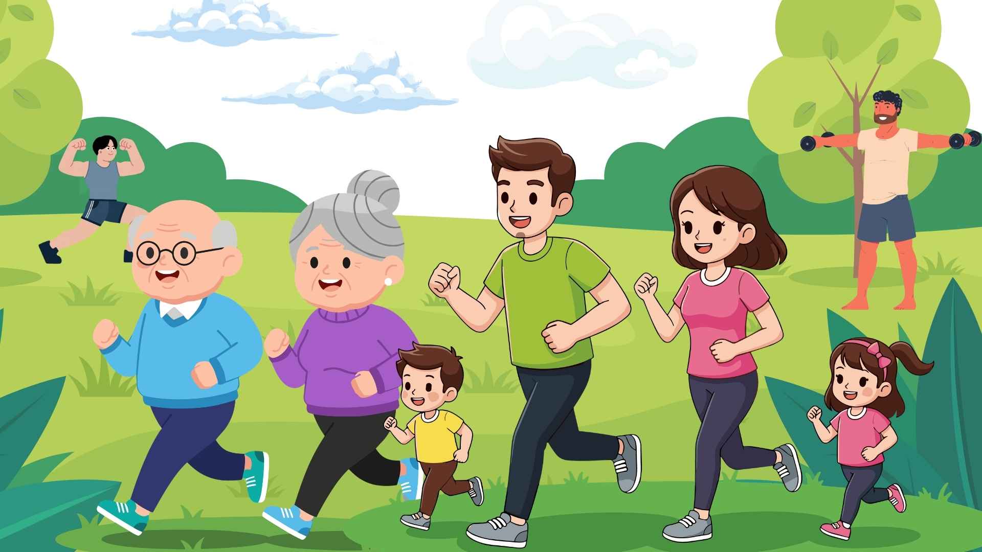 After a few weeks of maintaining exercise, you and your family will begin to clearly feel the difference in endurance and energy. Graphics: Minh Vu