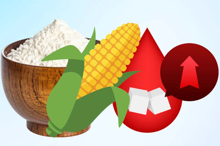 Cornstarch and its impact on blood sugar levels. Graphics: Thien Nhan