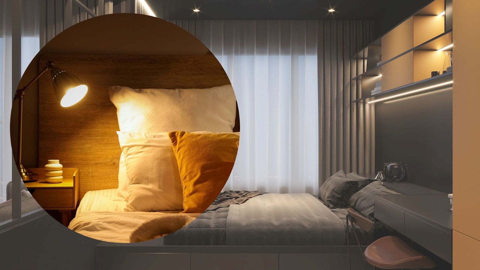 Reasonable bedroom lighting design helps the space become more cozy and comfortable. Graphics: Thanh Thanh