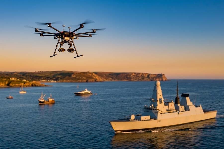 McEliece encryption technology is integrated on new generation UAVs, helping to secure information, towards military applications in future combat environments. Graphics: Cat Tien