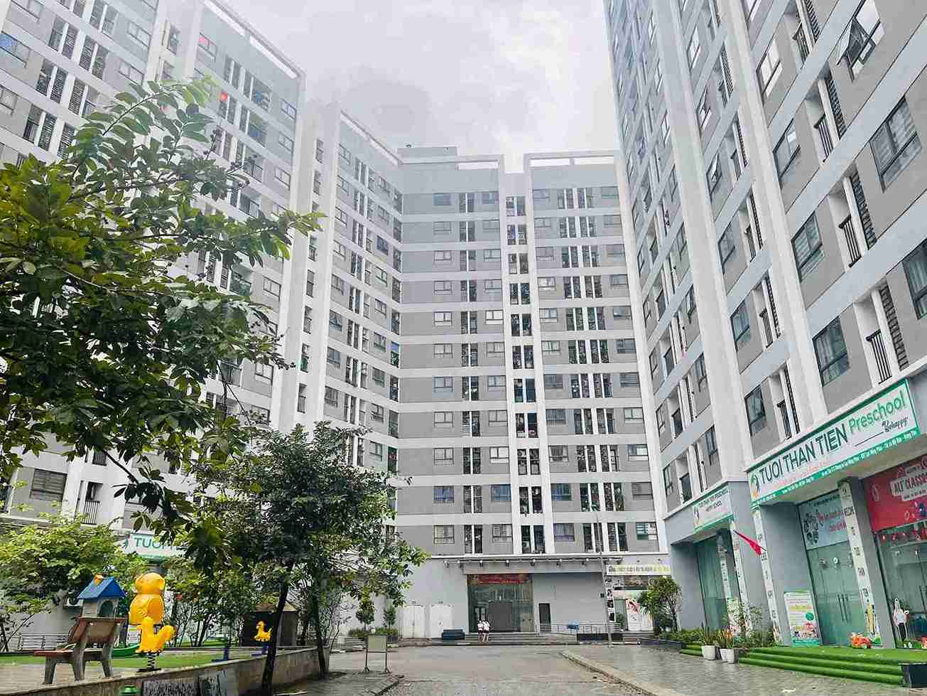 Un proyecto de vivienda social en el distrito de My Hao. Foto: Mai Huong