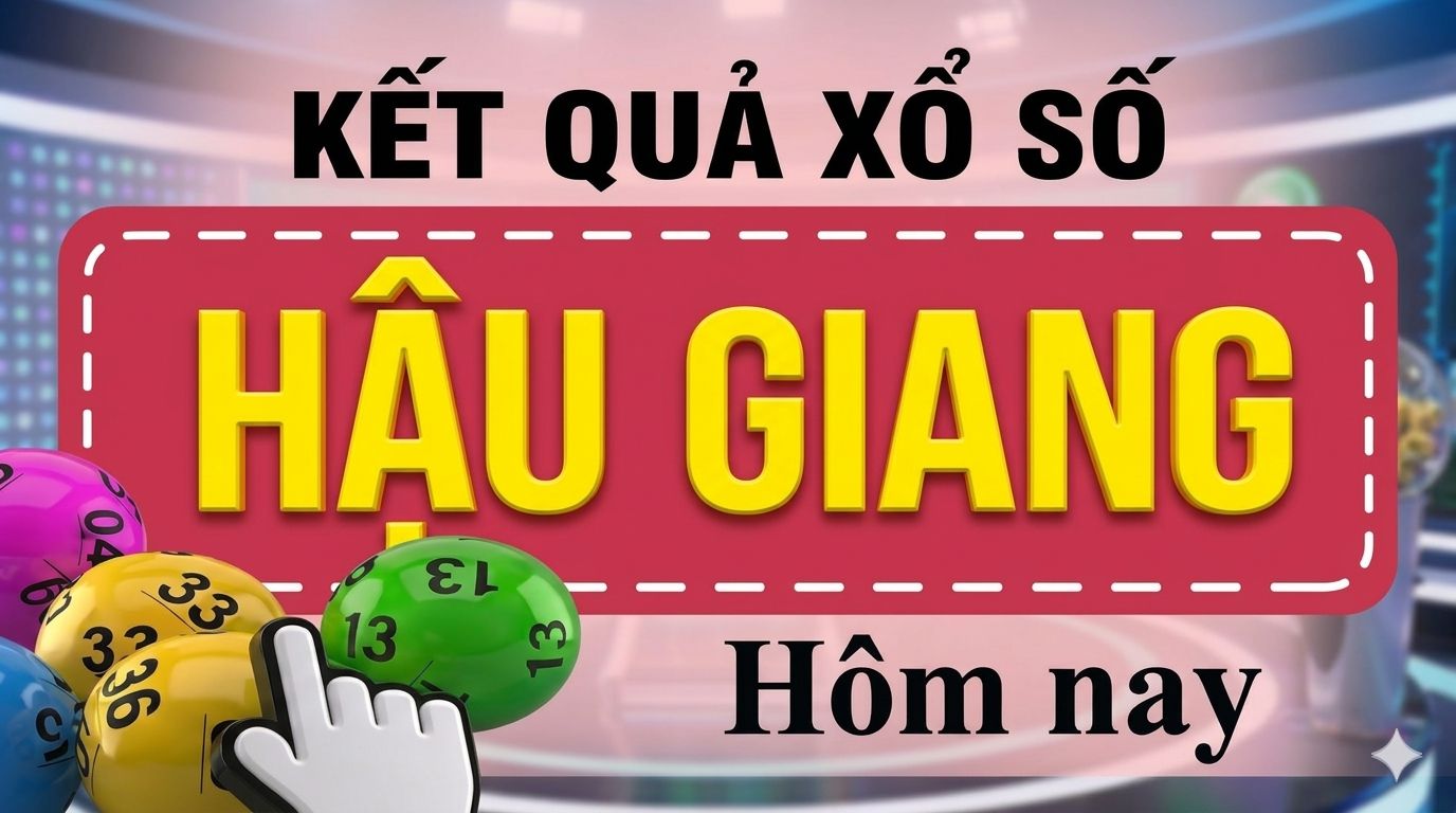 Hau Giang lottery results today. Photo: The Toan