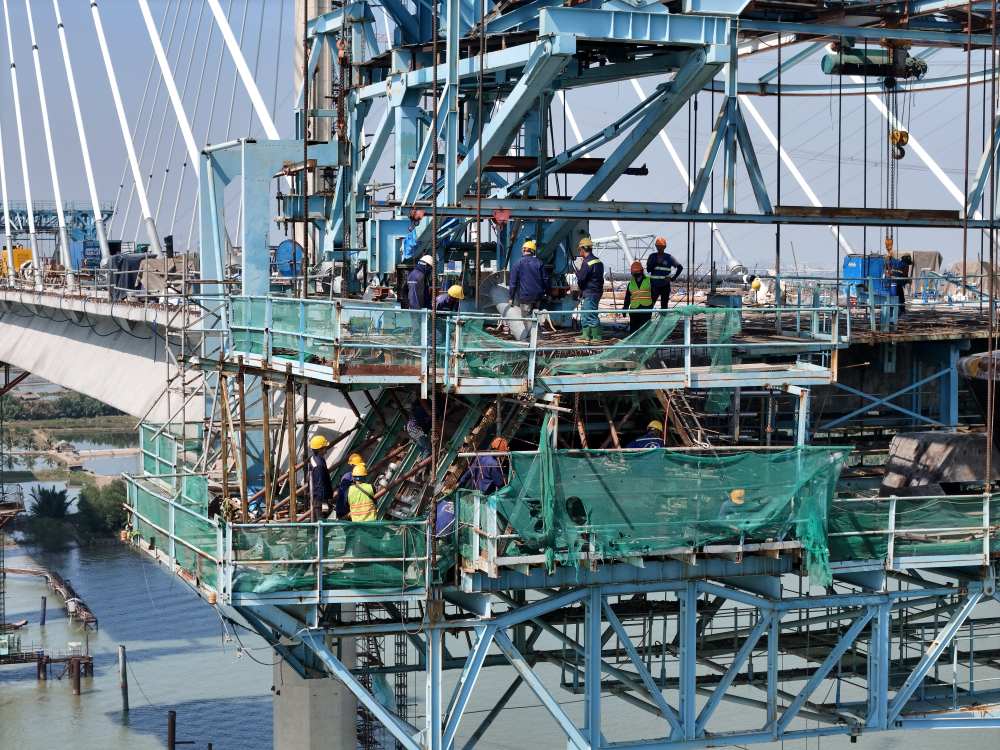 Nhịp độ thi công được duy trì liên tục, khối lượng tổng thể dự án hiện đã vượt mức 95%.