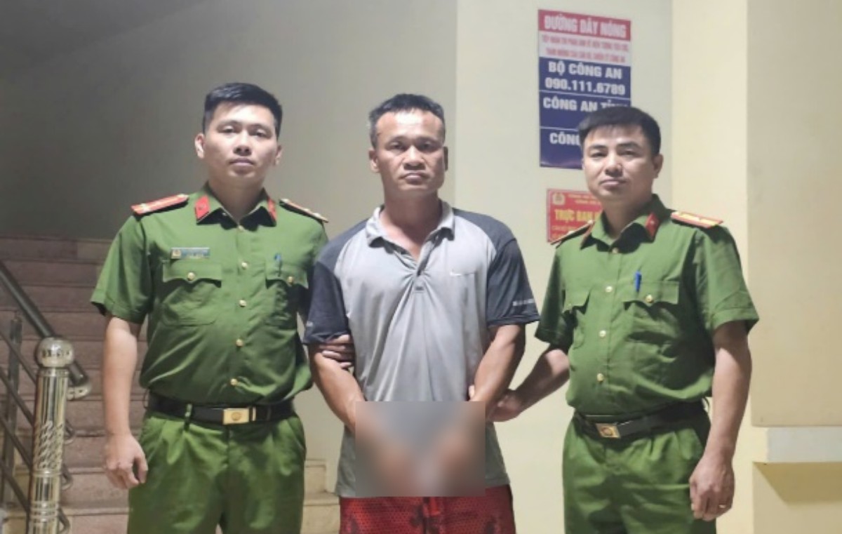 공안 기관은 도만중 수배자를 성공적으로 체포했습니다. 사진: 흥옌성 공안