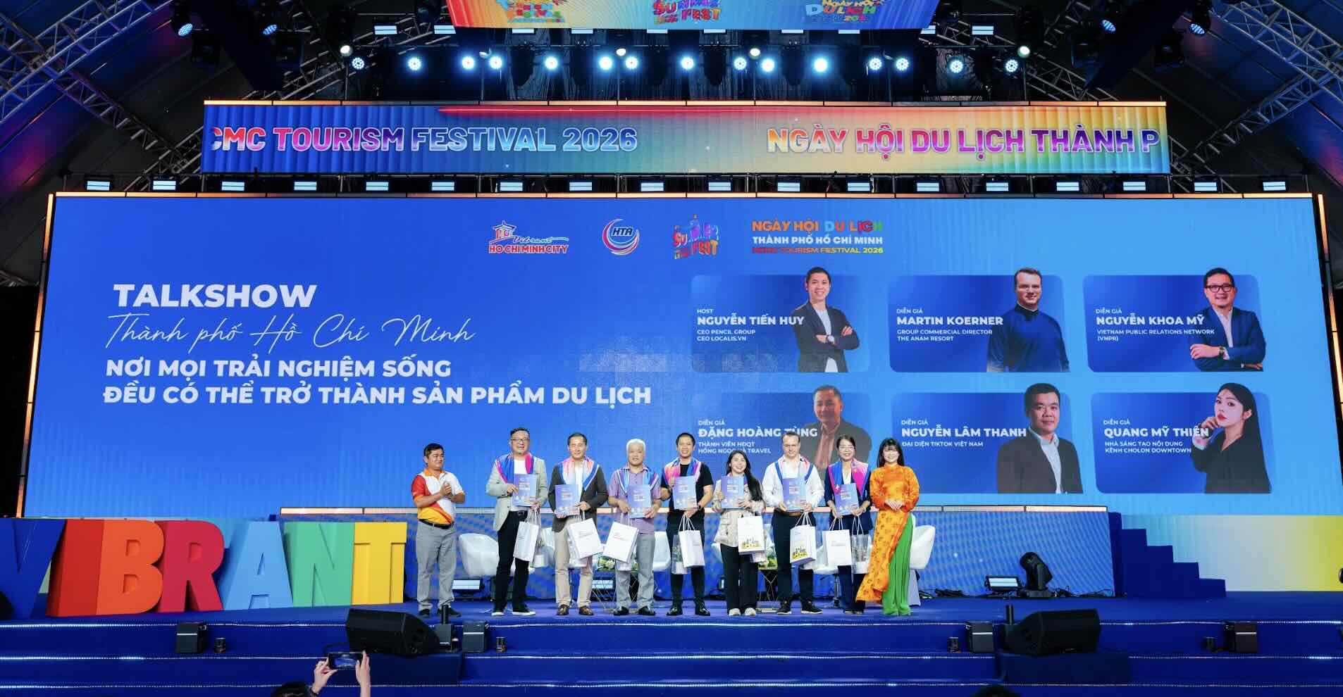 Talkshow về phát triển sản phẩm du lịch từ trải nghiệm sống đô thị diễn ra trong khuôn khổ Ngày hội Du lịch TP.HCM 2026.