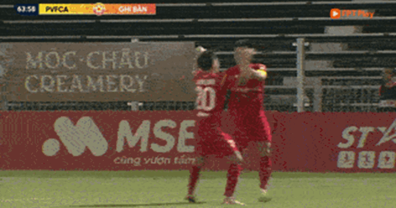 PVF-CAND và Becamex TP.HCM hòa nhau 1-1