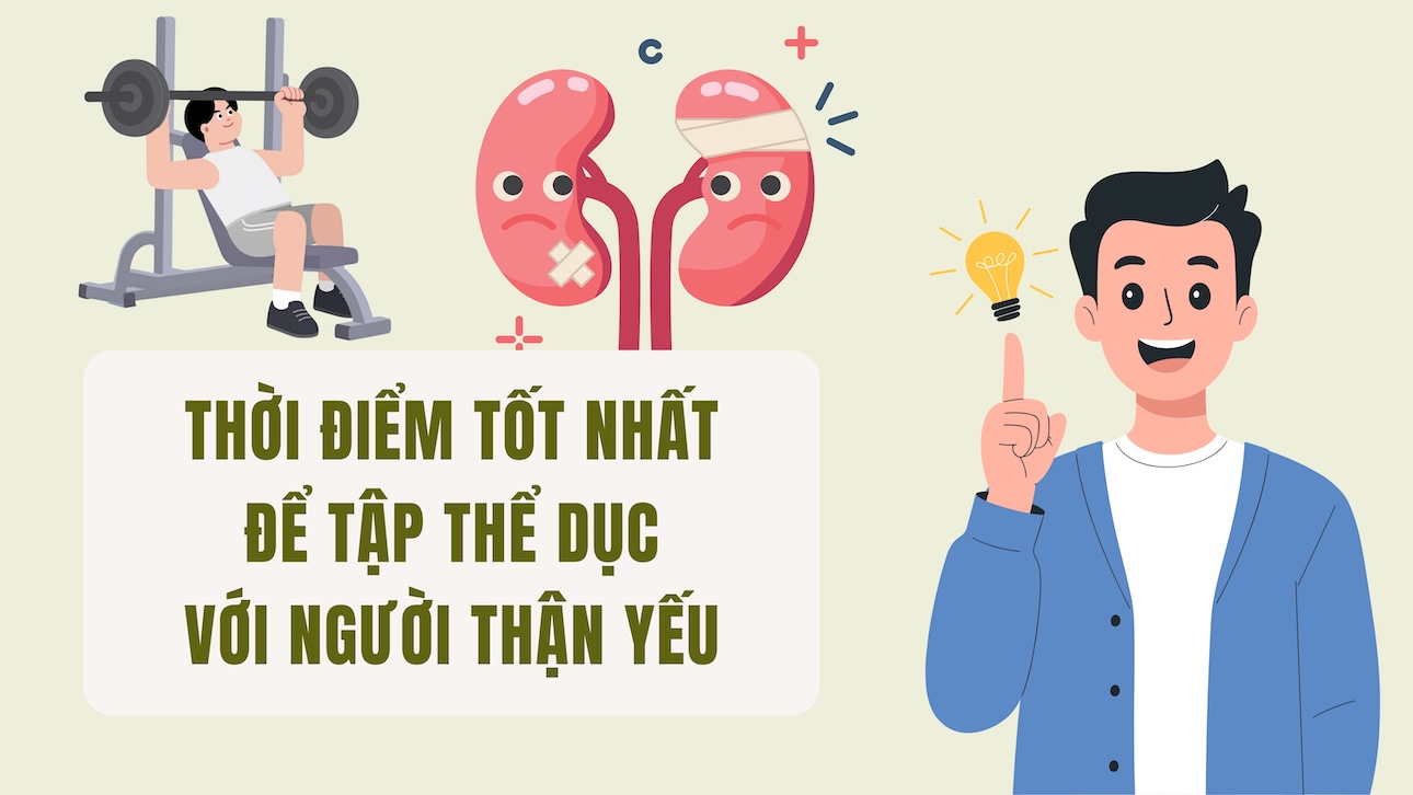 Best time to exercise for people with weak kidneys